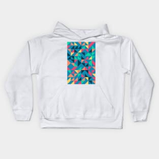 Creative Geometric Colourful Triangle Pattern #22 Kids Hoodie